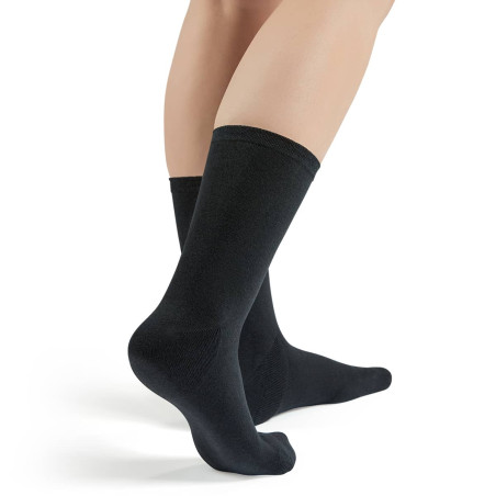 CHAUSSETT DIAB FEETPAD NOIR T1