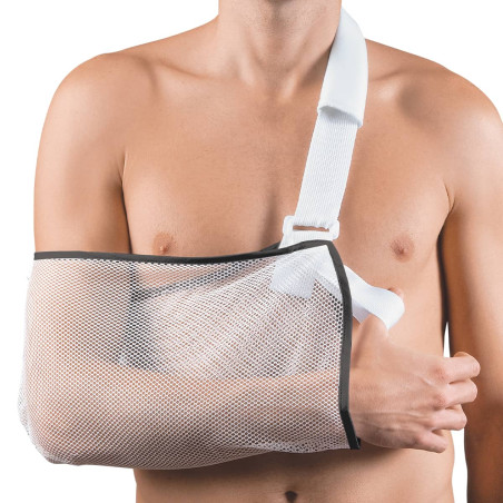 ECHARPE BRAS MAILLE FILET T2